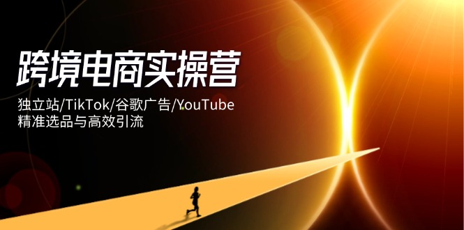 跨境电商实操营：独立站/TikTok/谷歌广告/YouTube，精准选品与高效引流-独家科技资源网