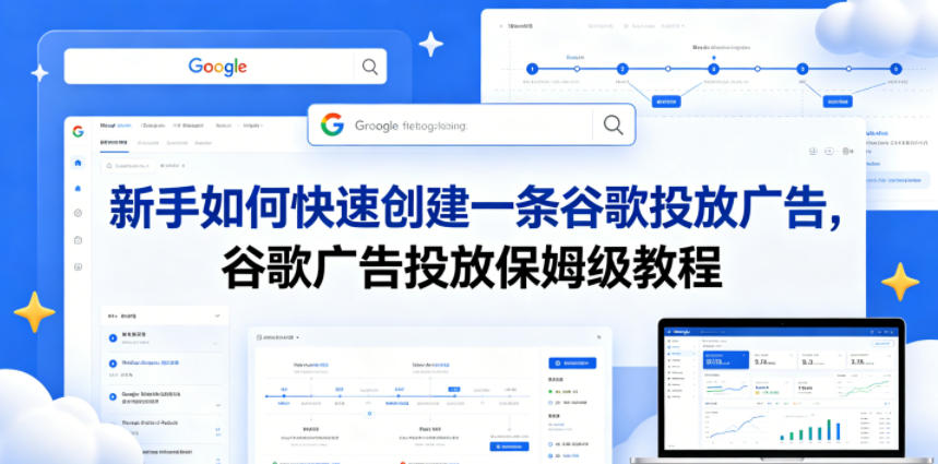 新手如何快速创建一条谷歌投放广告，谷歌广告投放保姆级教程-独家科技资源网