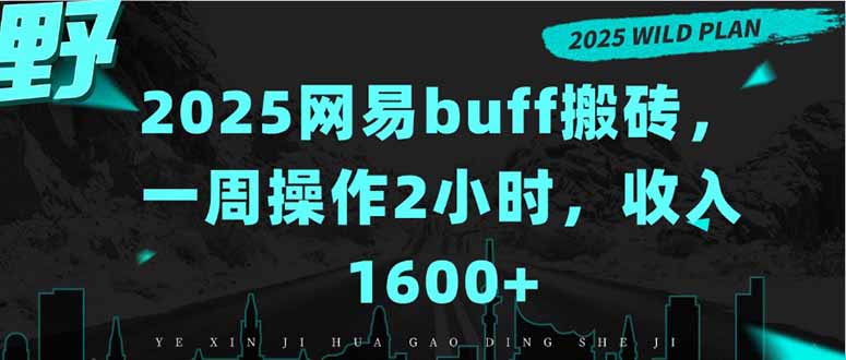 2025网易buff搬砖，一周操作2小时，收入1600+-独家科技资源网