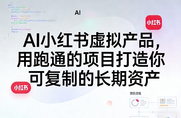 AI小红书虚拟产品，用跑通的项目打造你可复制的长期资产(更新0902)-独家科技资源网