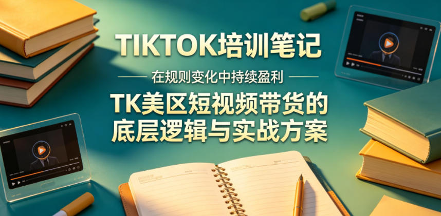 视界跨境TIKTOK4月17培训笔记，在规则变化中持续盈利，TK美区短视频带货的底层逻辑与实战方案【文档】-独家科技资源网