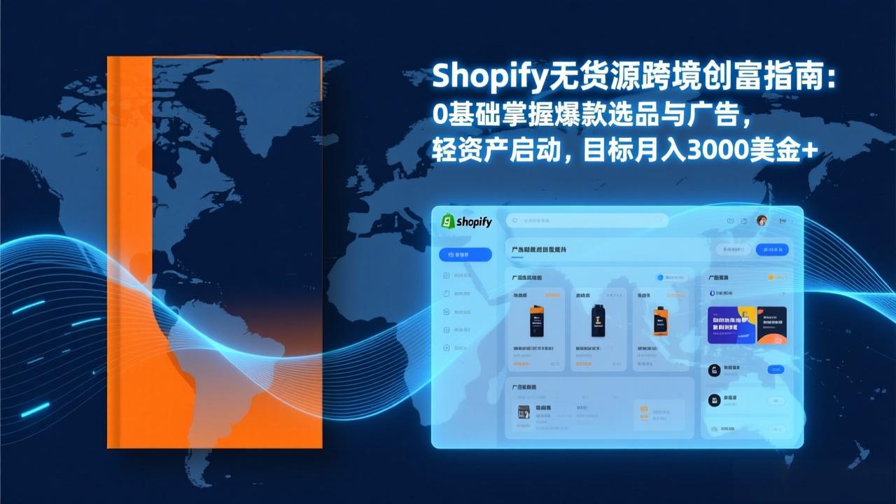 Shopify爆款打法实战：从选品到广告投放，复制爆款模型，驱动独立站月销售额破万刀-独家科技资源网