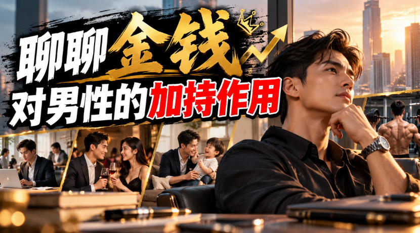 某公众号付费文章：聊聊金钱对男性的加持作用-独家科技资源网
