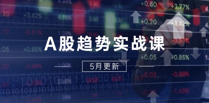 A股趋势实战课：主力动向+政策红利，2025全年策略5月更新-独家科技资源网