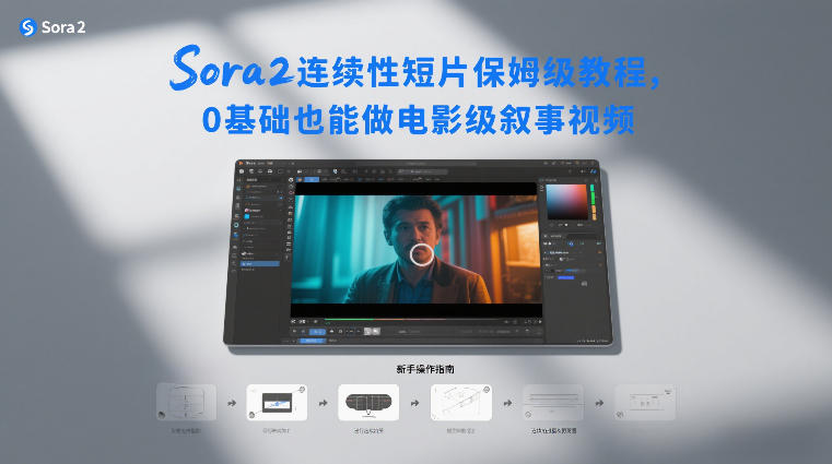 Sora2连续性短片保姆级教程，0基础也能做电影级叙事视频-独家科技资源网