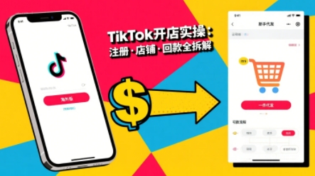 TikTok从开店到投流的进阶课，从基础实操到高阶技巧一网打尽-独家科技资源网