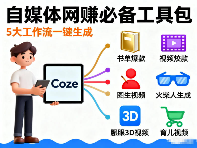 Coze工作流合集,内容一共100份左右,内容丰富,可以提供工作效率-独家科技资源网