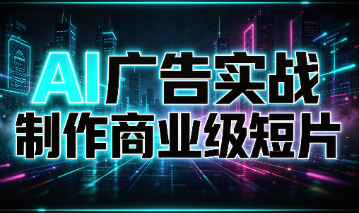 AI广告实战制作商业级短片-独家科技资源网