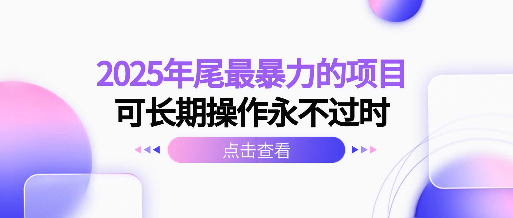 2025年尾最暴力的项目可长期操作永不过时-独家科技资源网