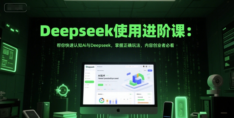 Deepseek使用进阶课：帮你快速认知Ai与Deepseek，掌握正确玩法，内容创业者必看-独家科技资源网