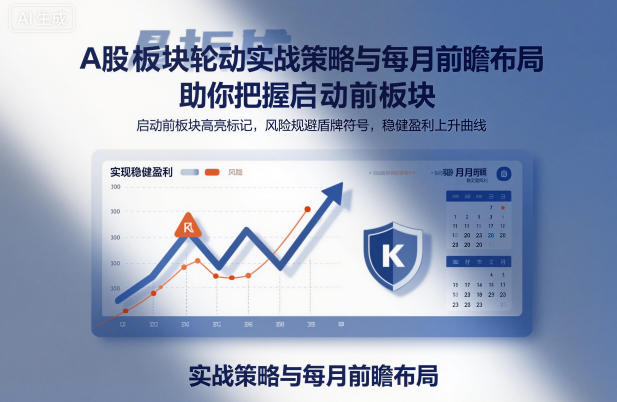 A股板块轮动实战策略与每月前瞻布局,助你把握启动前板块,规避风险,实现稳健盈利-独家科技资源网