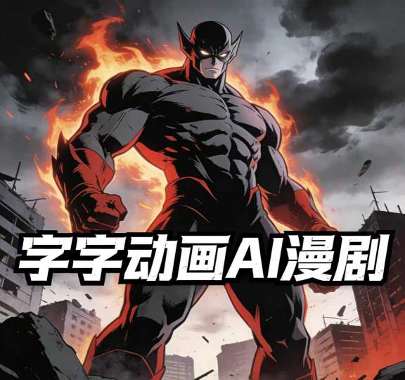 字字动画AI漫剧2026年第1期系统课程，小白看完就能学会实操的漫剧课，单人月收1-3W-独家科技资源网