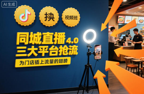 同城直播实操班4.0,三大平台抢流,为门店插上流量的翅膀-独家科技资源网