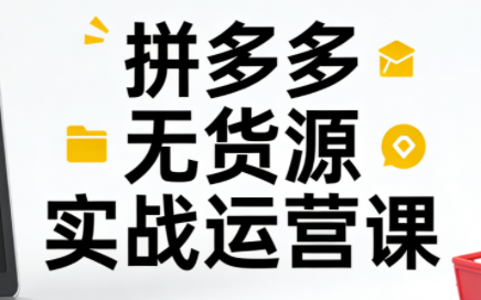 子枫老师·拼多多无货源实战运营课(更新12月)-独家科技资源网