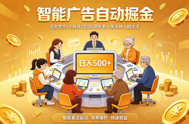 2026年最好做的项目：自动掘金项目，小白轻易上手，单日轻松收入500+【揭秘】-独家科技资源网