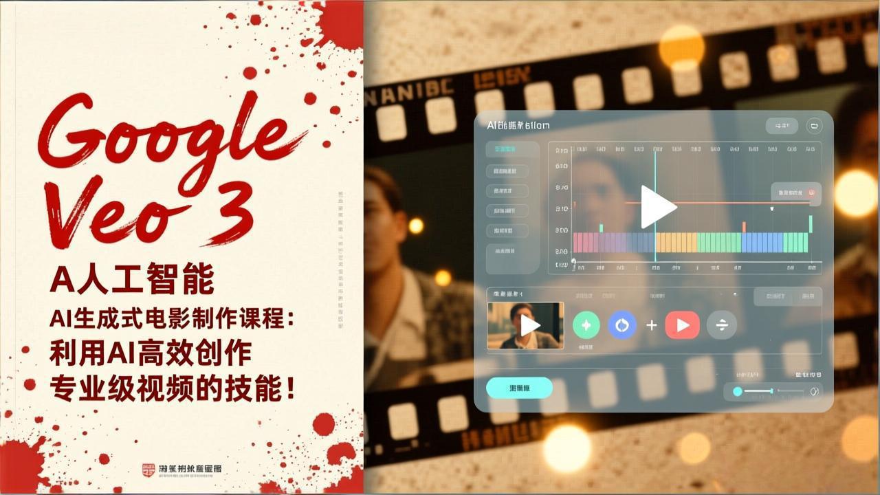 Google Veo 3人工智能AI生成式电影制作课程：利用AI高效创作专业级视频的技能！-独家科技资源网