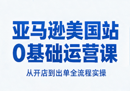亚马逊美国站0基础运营课-独家科技资源网