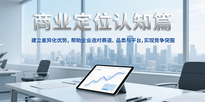 商业定位认知，建立差异化优势，帮助企业选对赛道、品类与平台，实现竞争突围-独家科技资源网