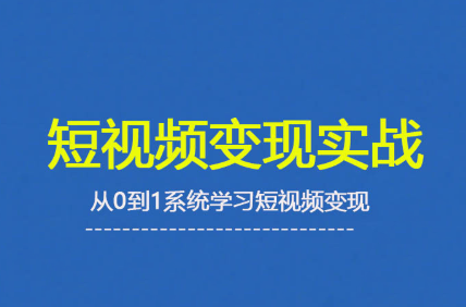 杨磊老师·2025短视频变现实战课-独家科技资源网