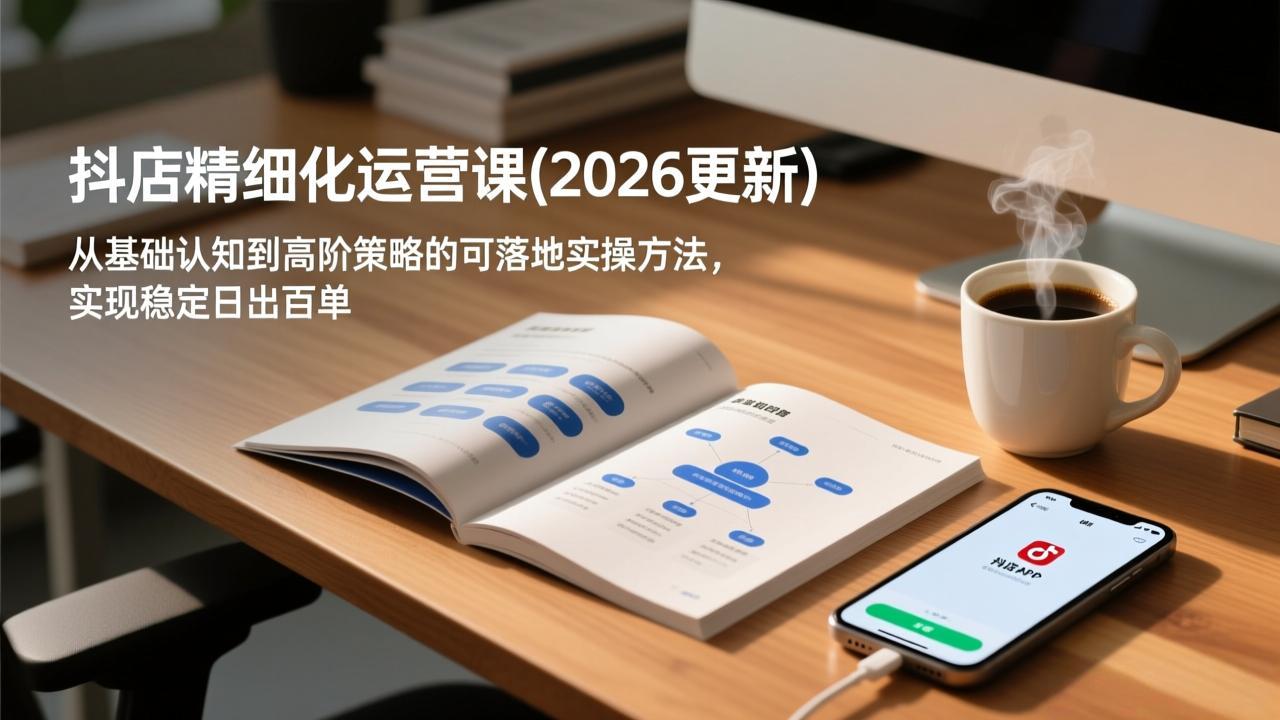 抖店精细化运营课(2026更新-独家科技资源网