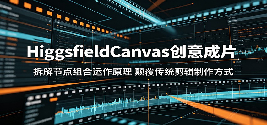 HiggsfieldCanvas创意成片:拆解节点组合运作原理,颠覆传统剪辑制作方式-独家科技资源网