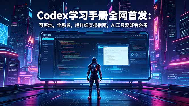 Codex学习手册全网首发：可落地，全场景，超详细实操指南，AI工具爱好者必备-独家科技资源网