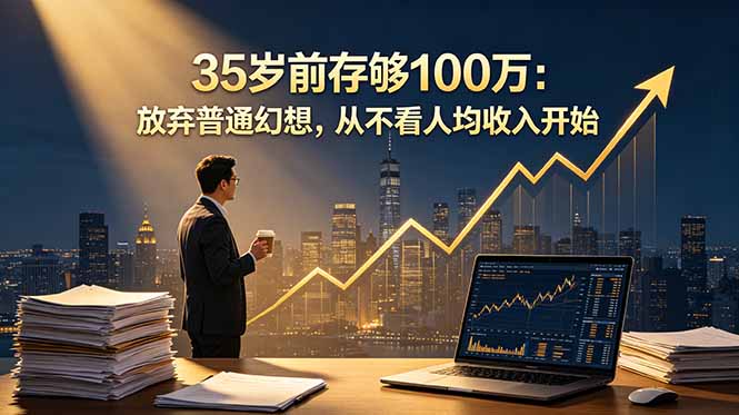 35岁前存够100万:放弃普通幻想,从不看人均收入开始-独家科技资源网