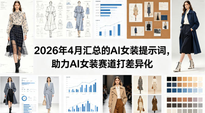 2026年4月汇总的AI女装提示词，助力AI女装赛道打差异化-独家科技资源网
