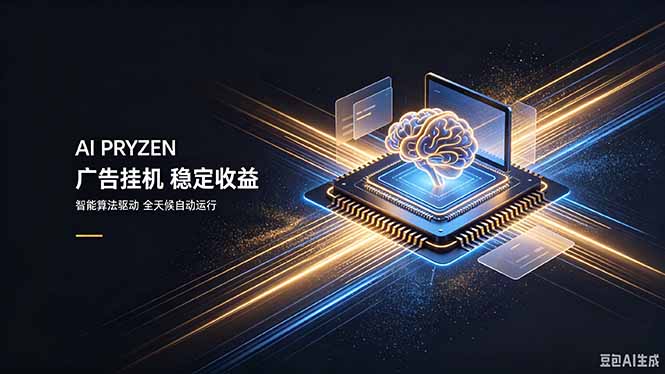 AI Pryzen 广告挂机｜24小时自动跑，日入300-500，新手零门槛-独家科技资源网