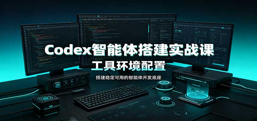 Codex智能体搭建实战课:工具环境配置,自定义技能开发,多业务自动化教学-独家科技资源网
