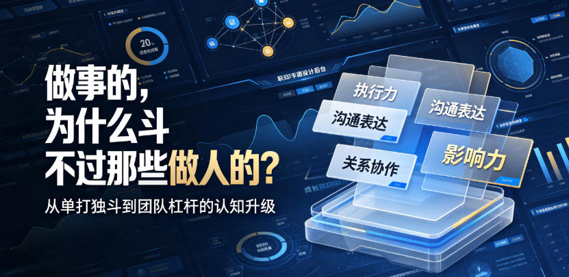 付费文章：做事的，为什么斗不过那些做人的？-独家科技资源网