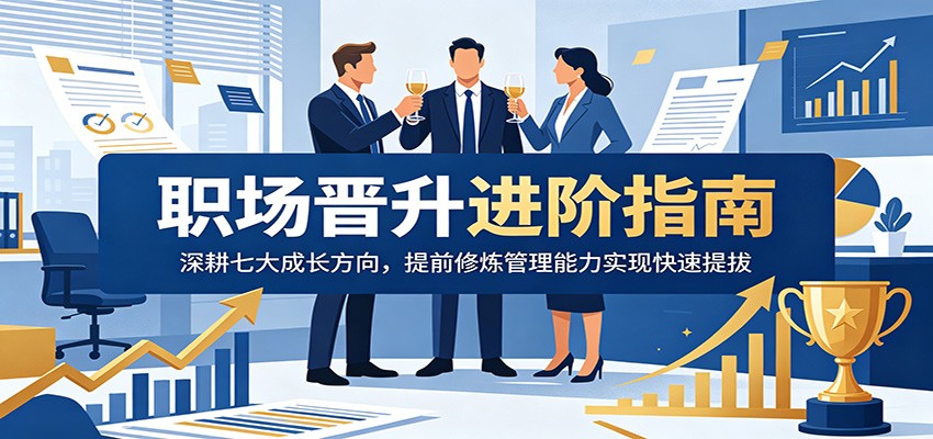 职场晋升进阶指南:深耕七大成长方向,提前修炼管理能力实现快速提拔-独家科技资源网