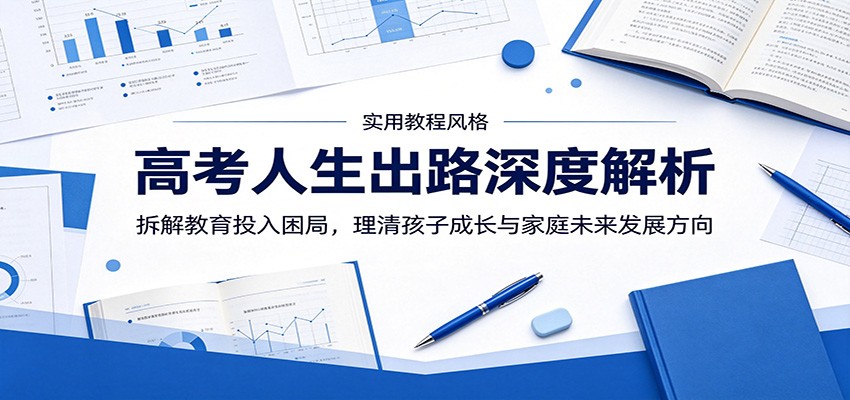 高考人生出路深度解析：拆解教育投入困局，理清孩子成长与家庭未来发展方向-独家科技资源网