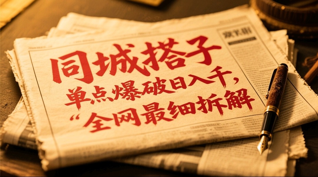 同城搭子群19.9单点爆破日入千，搭子组局月入万，全网最细拆解-独家科技资源网