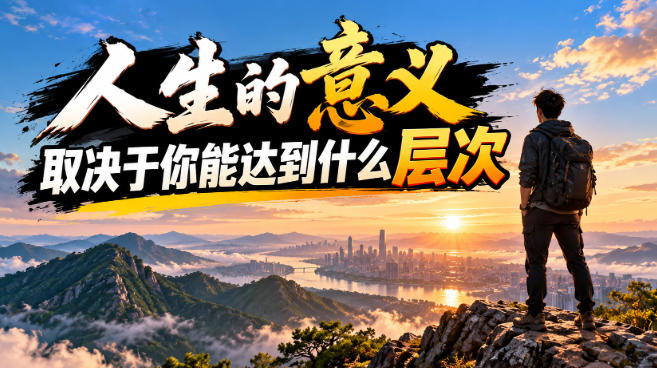 某公众号付费文章：人生的意义，取决于你能达到什么层次-独家科技资源网