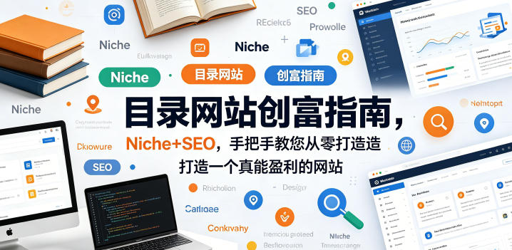 目录网站创富指南，Niche+SEO，手把手教您从零打造打造一个真能盈利的网站【原创双语字幕】-独家科技资源网