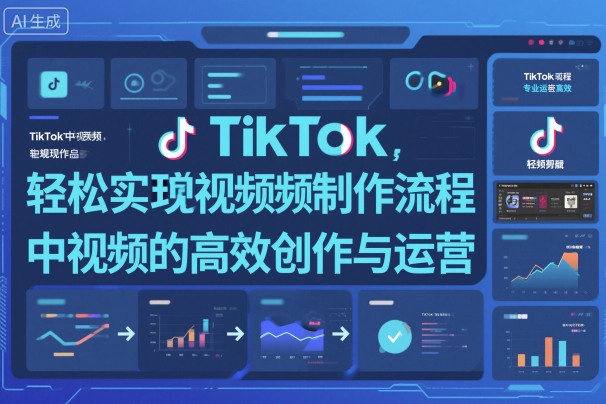 TikTok中视频制做流程，轻松实现Tk中视频的高效创作与运营-独家科技资源网