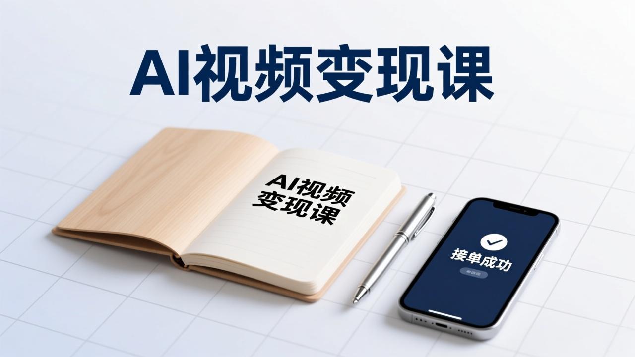 AI视频变现课，学完即可创作短片、接商单，实现副业增收，单项目报价可达千元-独家科技资源网