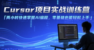 Cursor项目实战训练营，两小时快速掌握AI编程，零基础也能轻松上手-独家科技资源网