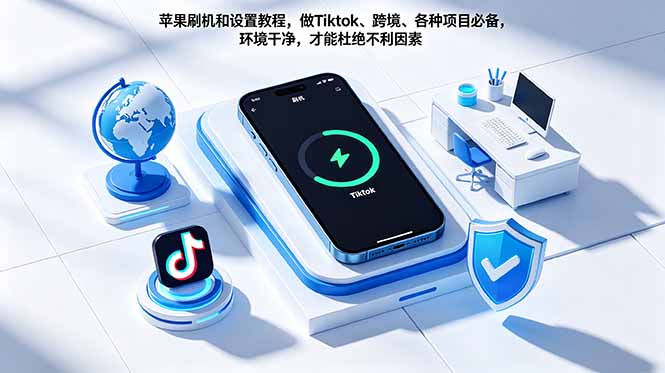 苹果刷机和设置教程,做Tiktok、跨境、各种项目必备,环境干净,才能杜绝不利因素-独家科技资源网
