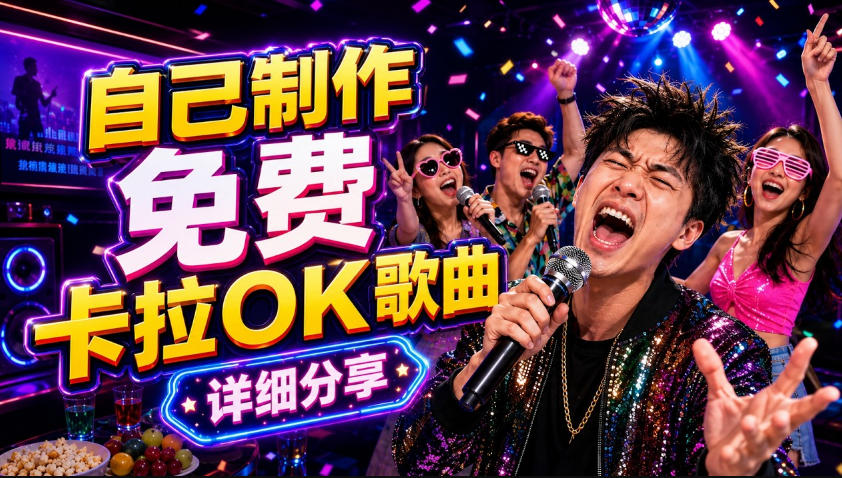零基础AI制作免费卡拉OK视频教程,从歌曲生成、音轨分离到字幕制作、视频导出,手把手教学-独家科技资源网