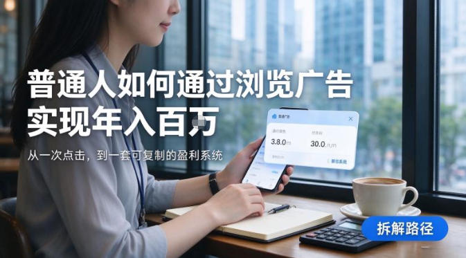 2026最新技术，24小时全自动浏览广告，全网独家项目，单台设备日入200+新手小白可快速上手，支持实地学习实地考察【揭秘】-独家科技资源网