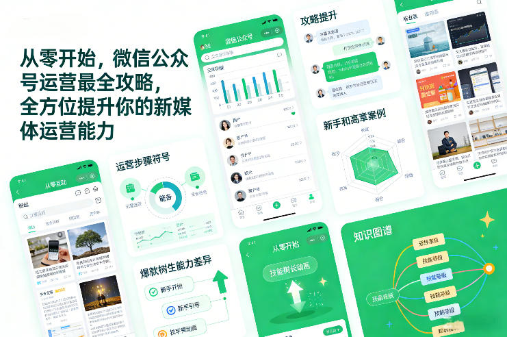 从零开始，微信公众号运营最全攻略，全方位提升你的新媒体运营能力-独家科技资源网