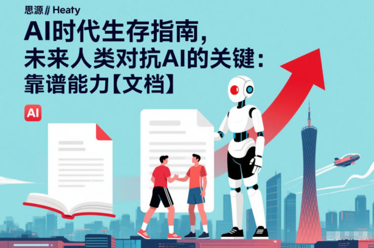 AI时代生存指南，未来人类对抗AI的关键：靠谱能力【文档】-独家科技资源网