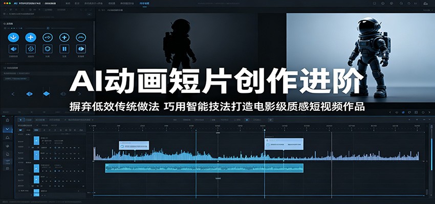 AI动画短片创作进阶：摒弃低效传统做法，巧用智能技法打造电影级质感短视频作品-独家科技资源网