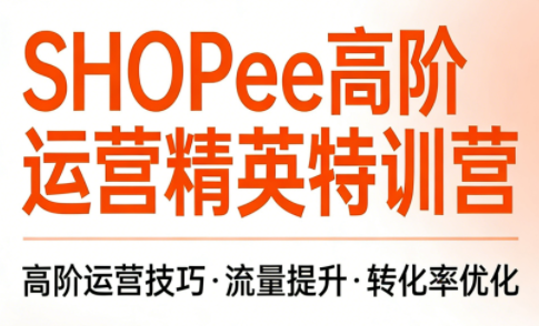 梦凡老师·Shopee虾皮高阶运营课程(更新5月)-独家科技资源网