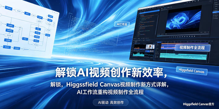 解锁AI视频创作新效率,Higgsfield Canvas视频制作新方式详解,AI工作流重构视频制作全流程-独家科技资源网