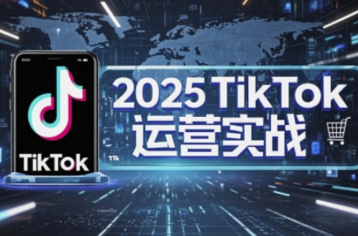 2025TikTok电商运营，掌握TikTok店铺运营核心技巧，实现低成本高转化-独家科技资源网