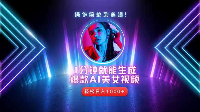 2025年最强副业：用AI做短视频，从零开始打造爆款账号！-独家科技资源网