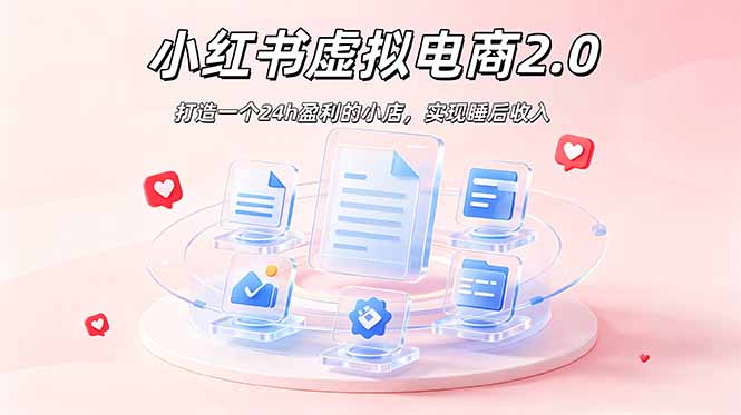 2026 年最强风口掘金项目：AI小红书虚拟电商，布局搜索流量，每日躺赚500+-独家科技资源网